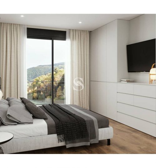 Chalet pareado con terraza y vistas en Pal, Sterling