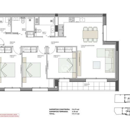 Piso de Obra Nueva de 118 m² en Andorra la Vella, Sterling
